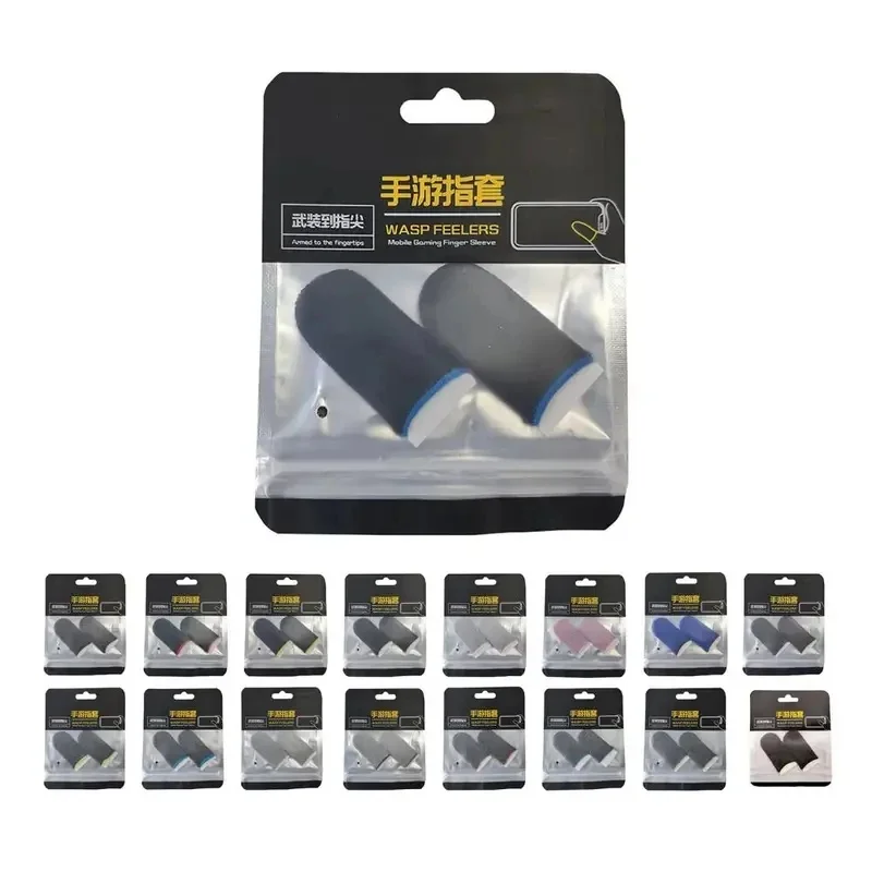 1/2/3 pairs Gaming Finger Sleeve Breathable Fingertips For PUBG Mobile Games Finger Cots Cover Mobile Touch game Accessories