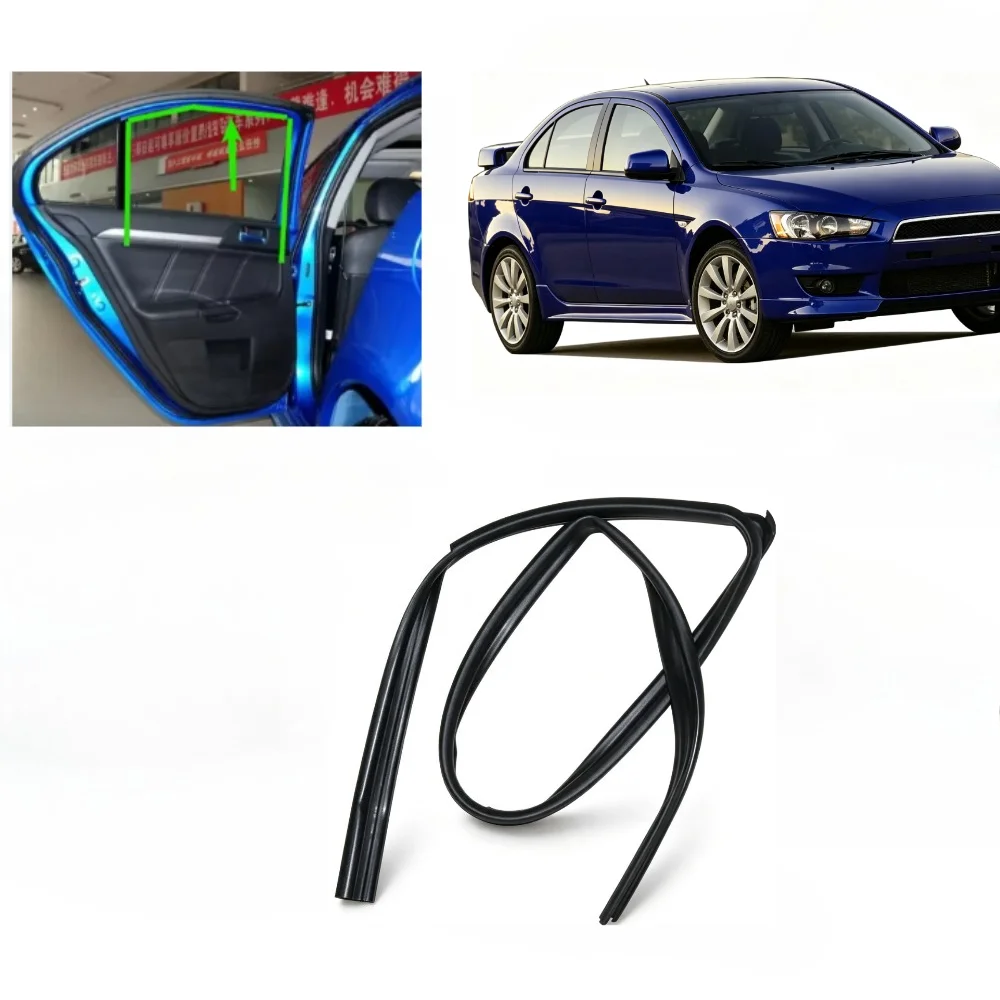 5705A615 5705A616 5705A069 Window Glass Runchannel Rubber for Lancer CX CY CZ Weatherstrip Replacement Filter 1 Pcs