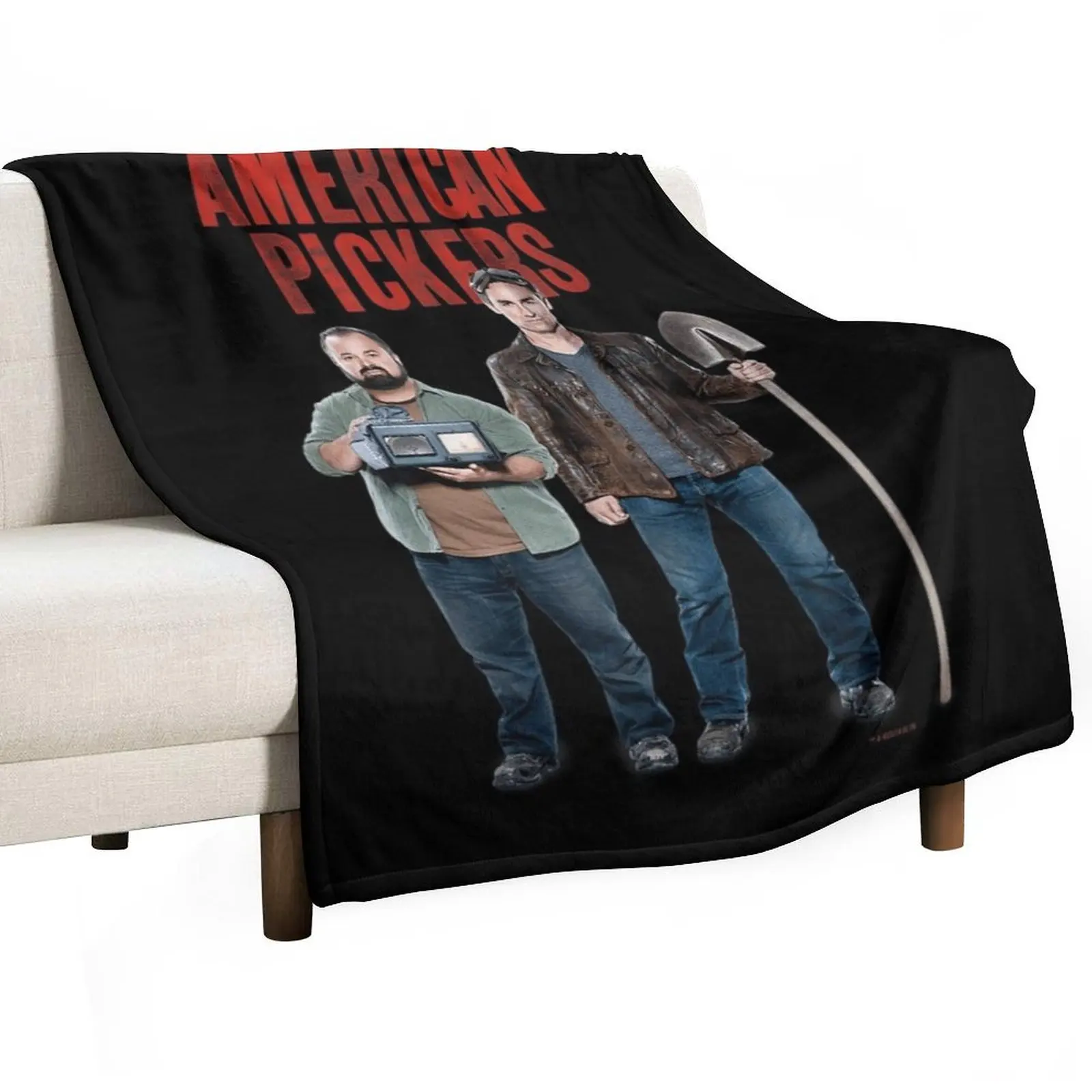 American Pickers - Mike and Frank Comfortable . Throw Blanket Summer Thin Large anime Bed funny gift Blankets