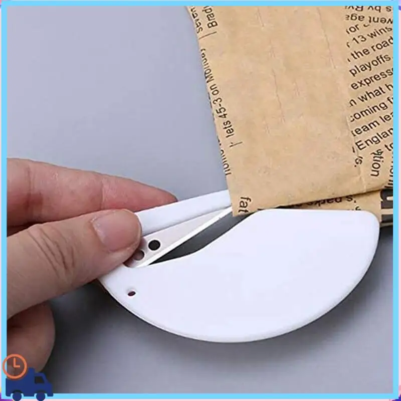 Latest Paper Cutter, Letter Opener, ABS Envelope Cutter, Mail Letter Opener With Bladed Paper Knife, Three Packs, White