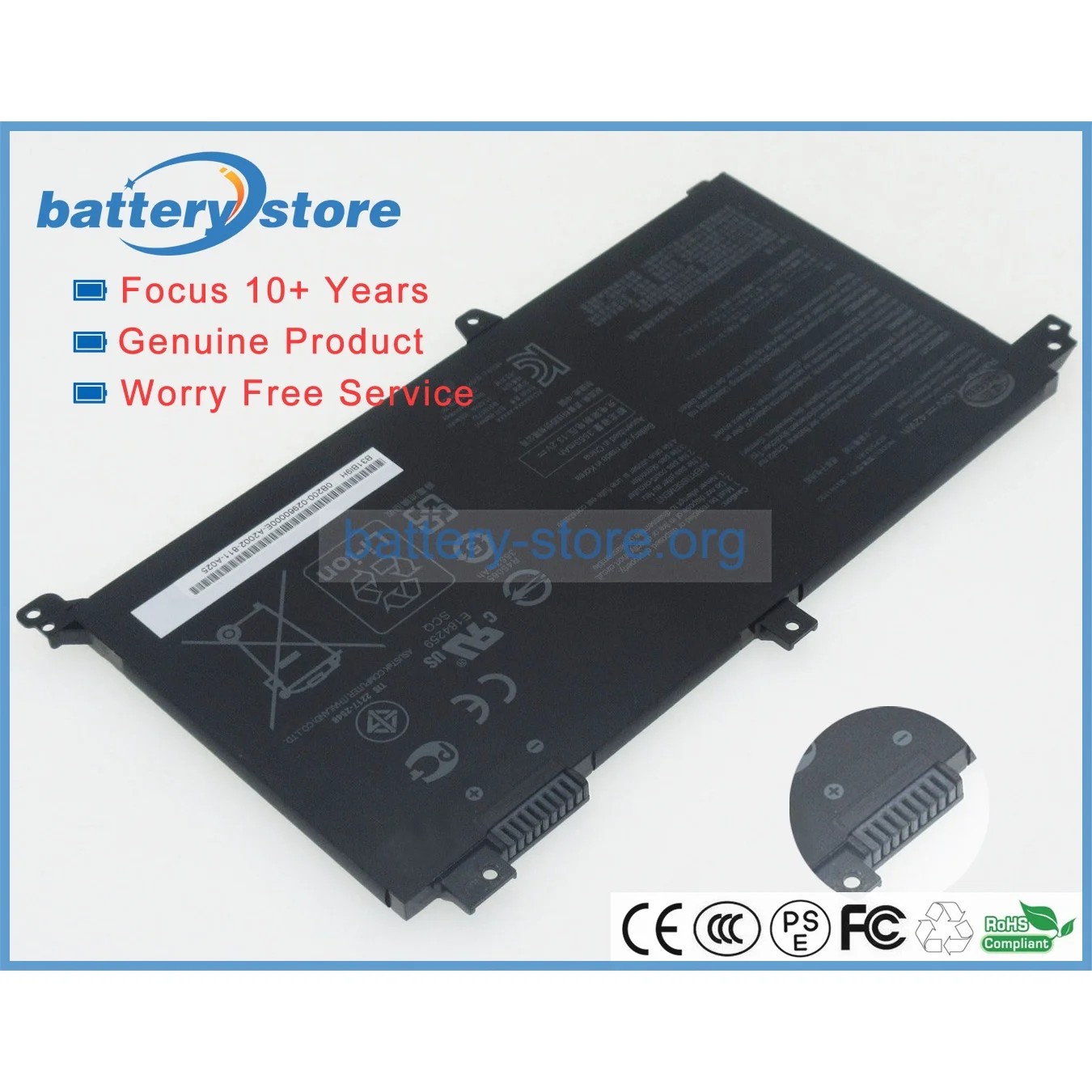 

Genuine Original Laptop Batteries for VivoBook S14 S430FN,X571LI,S14 S430FA,S14 -EB108T,S14 S430UA,S14 -EB062R,11.52V,3 Cell