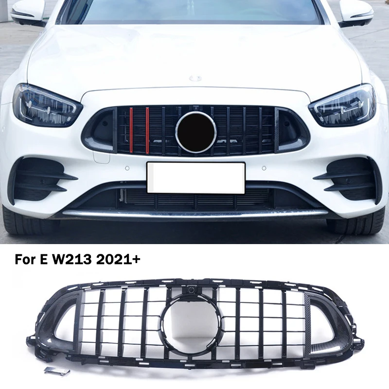 

For E Class W213 Front Grille Grill Bumper Engine Cooling Grid Car Parts Accessorie For Brabus For Mercedes Benz 2021-2023 Year