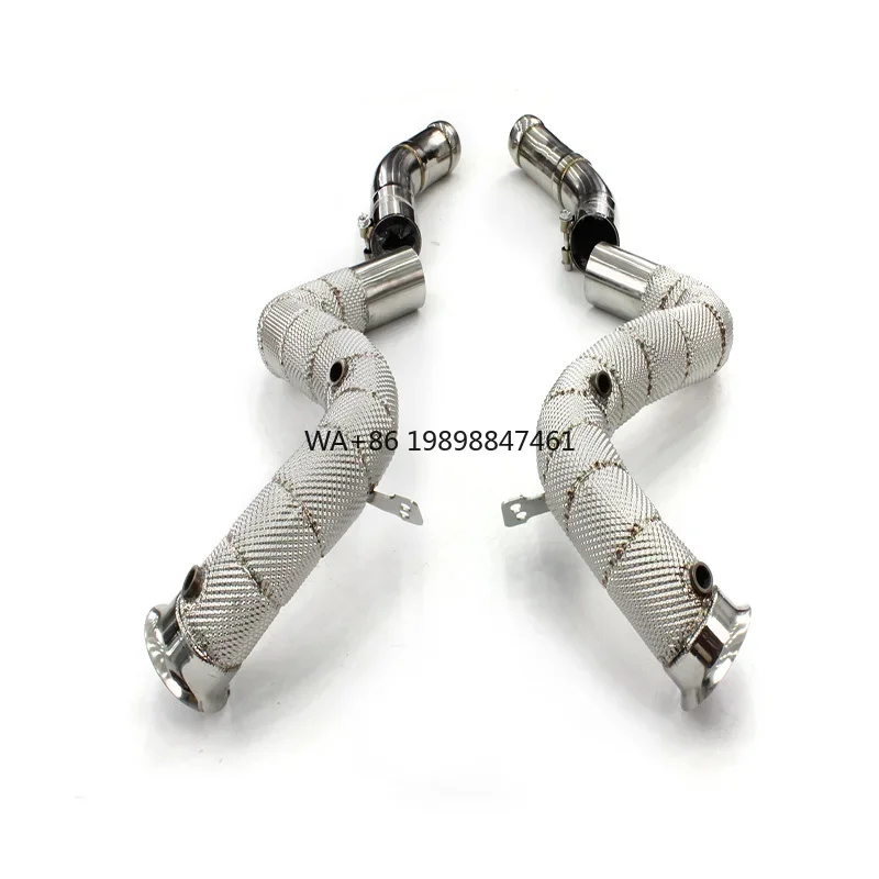 

High Quality Downpipe for Mercedes-benz Amg C63 W205 Stainless Steel 304 Exhaust Pipe Exhaust System