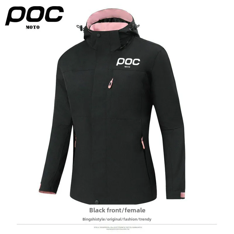 

2025 Moto Poc Woman MTB Road Downhill Apparel Rider Cycling Windbreaker Bike Breathable Jacket Bicycle Riding Windproof Jersey