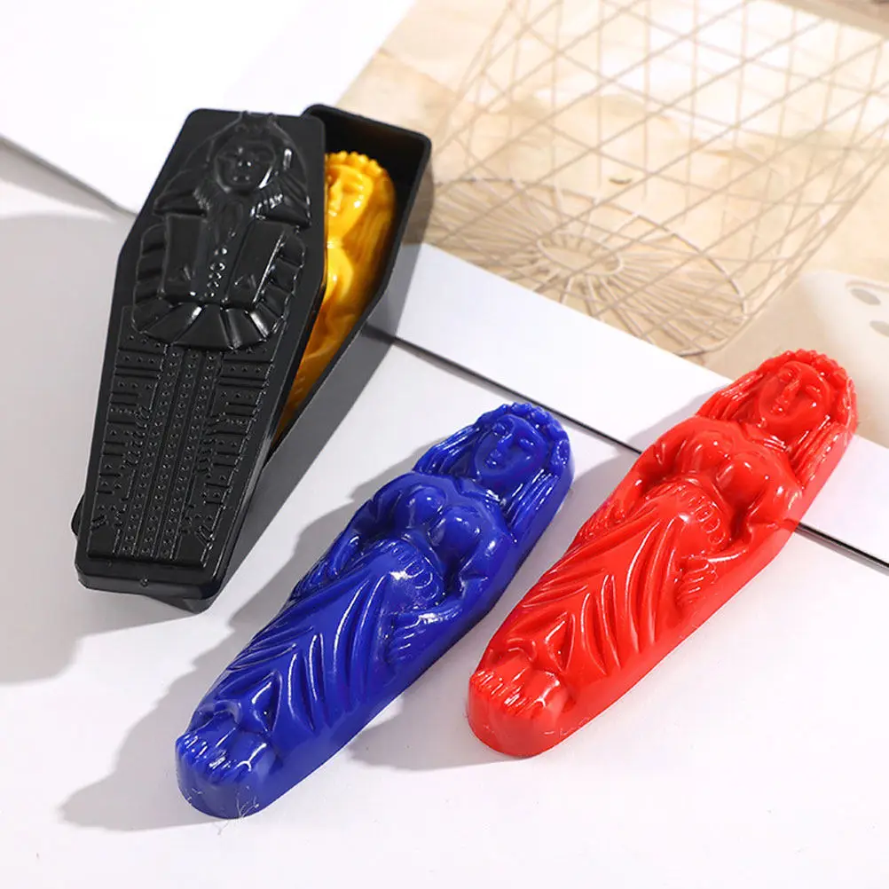 

Halloween Coffin Ornaments 1 Set Party Favors Mini Decor for Gathering Scene Layout Desktop Spook Night Celebration Props