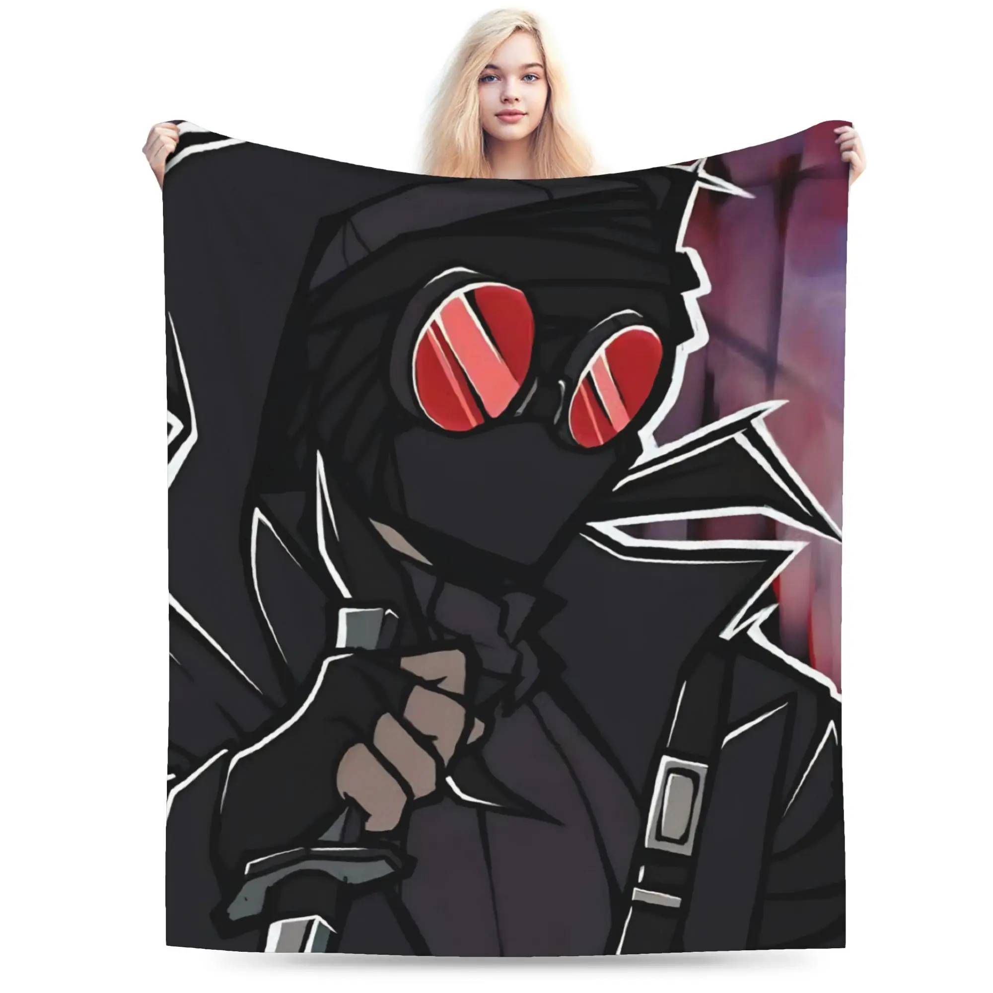 MADNESS COMBAT Hank Blankets Fleece  Cozy Super Soft Throw Blanket for Bedding Bedspread