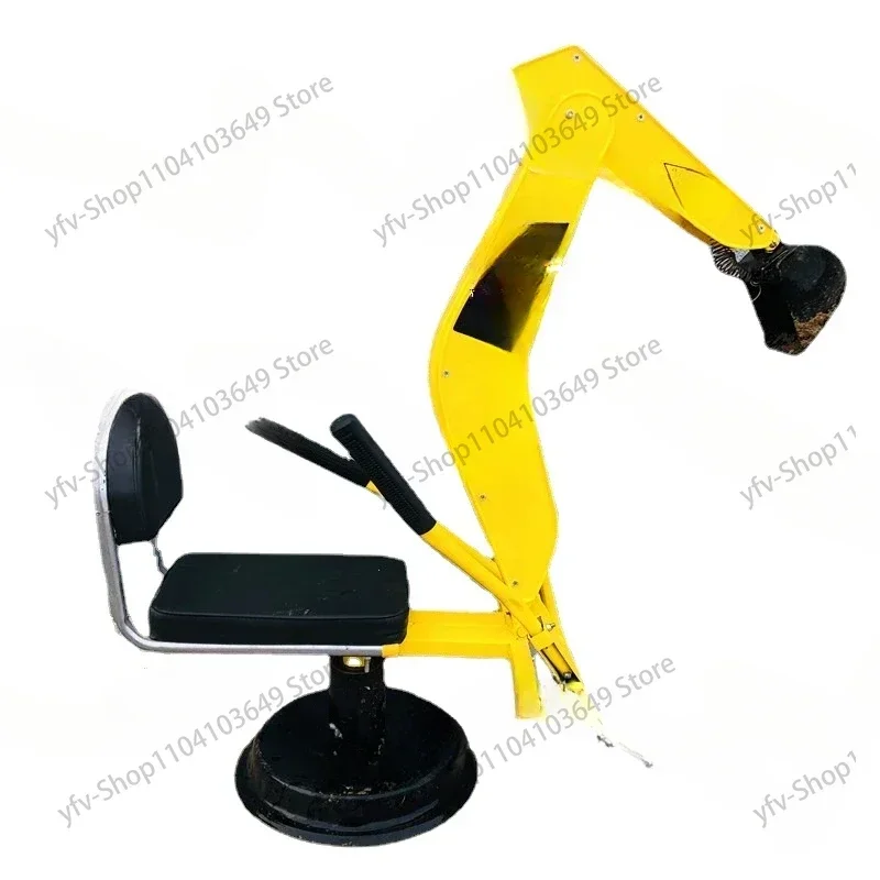 Children's Playground Hand Excavator Engineering Truck Can Seat Large Beach Boy Poke Ride Alloy Excavator