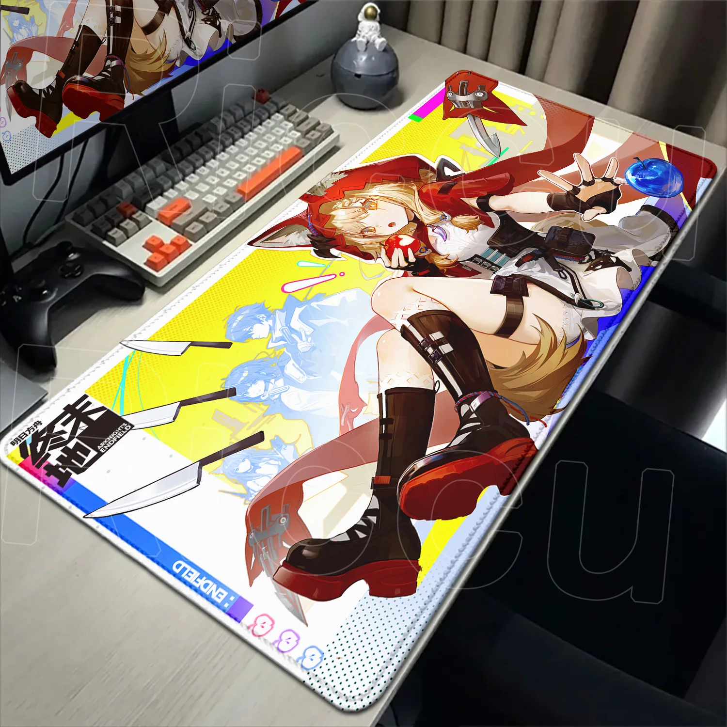 HD printing Arknights Endfield Rossi Mouse Pad XXL Large Cute Anime Keyboard Pads Gamer Mausepad Student Writing Desk Mat carpet