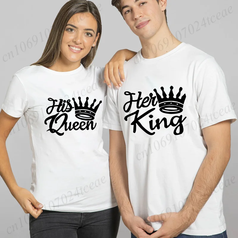 Her King and His Queen Shirt, Love Couples T Shirts, King Queen Tshirt, Best Couple Shirts, Lovers Shirt, Shirts for Couple Gift