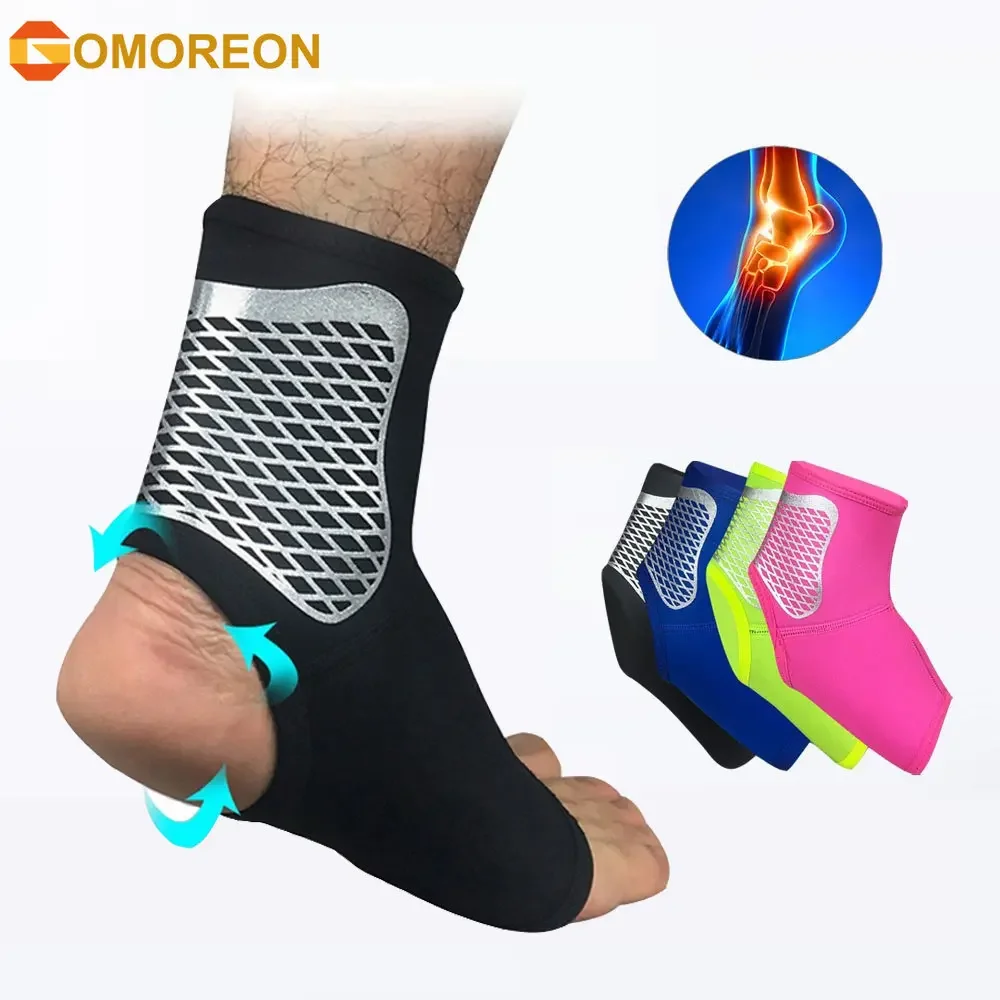 1Pcs Ankle Brace Compression Sleeves Support Foot Protective Gear Fitness Running Ankle Support