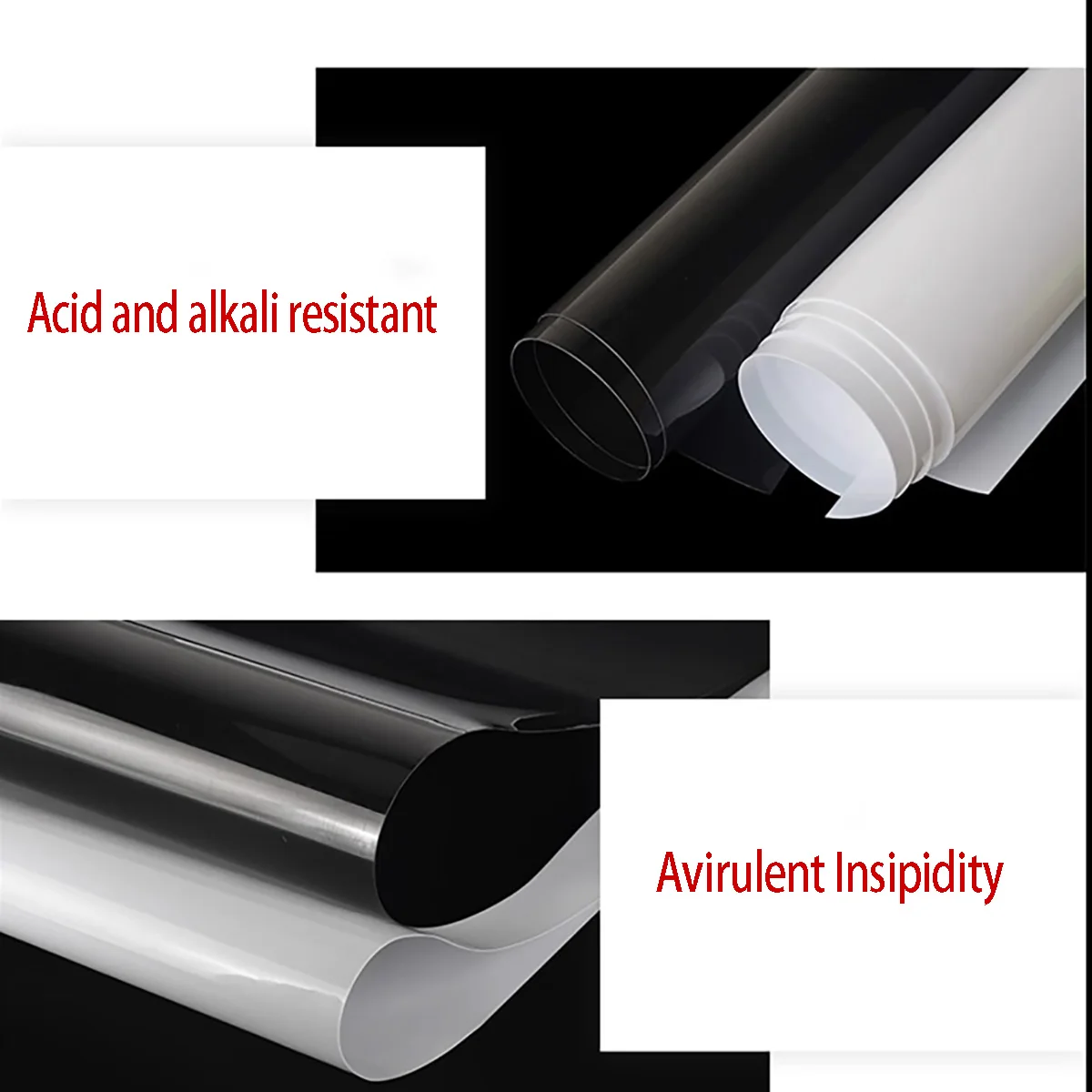 White PE Roll Board, HDPE Black Polyethylene Board, Wear-Resistant Plastic Sheet, Waterproof Pad Thickness=0.3/0.5/0.8/1.2-20mm - Image 6
