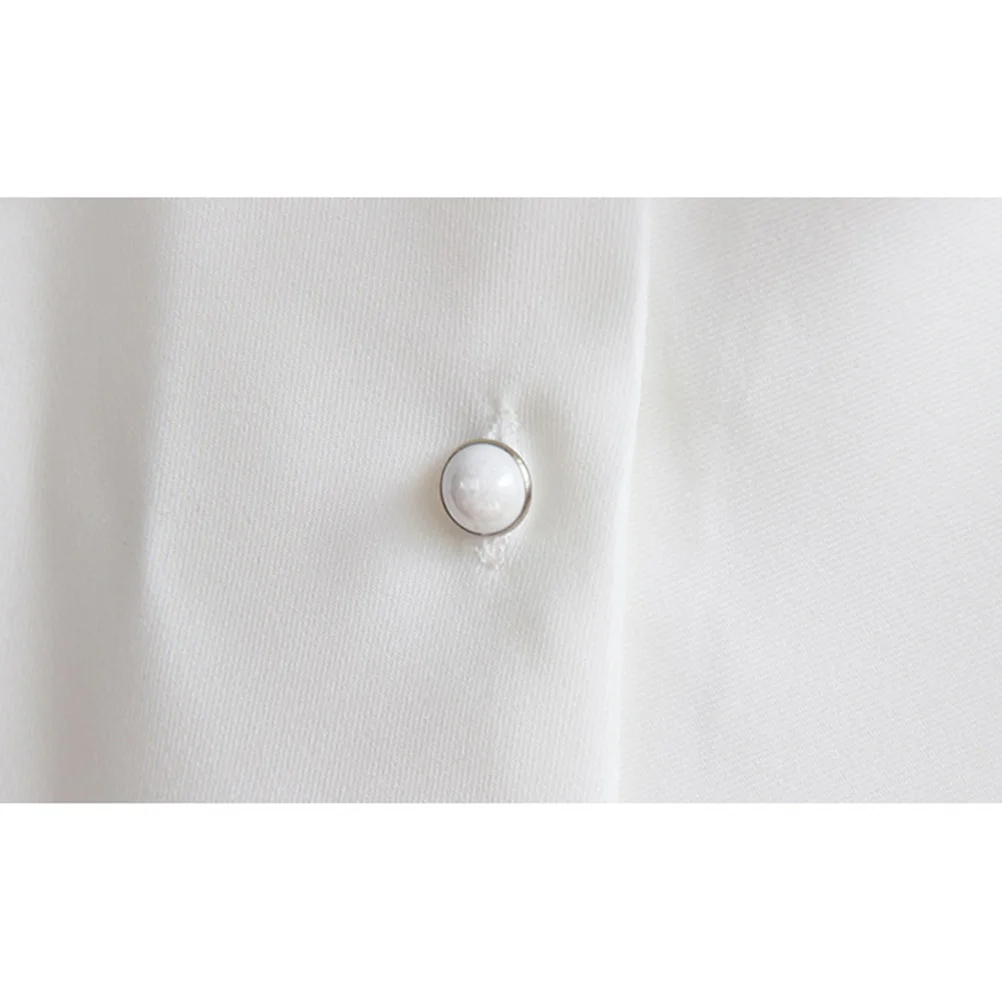 Cuello falso extraíble, blusa blanca de media camisa para mujer y niña, gargantilla de solapa de moda desmontable, cuello falso para vestido sin cuello