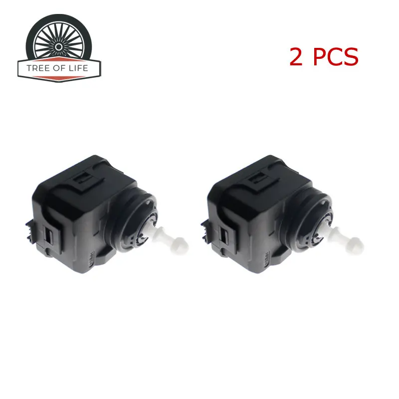 2x 1252206 Front Headlight Beam Level Adjustment Motor For Ford FOCUS II 1.8 2.0 2004 2005 2006 2007 2008 2009 2010 2011 2012