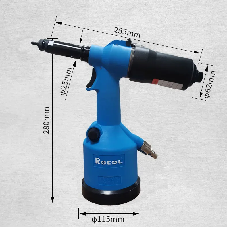 Wholesale China Professional Pneumatic Air Pull Rivet Nut Gun Hand Riveter Riveting Tool Sets