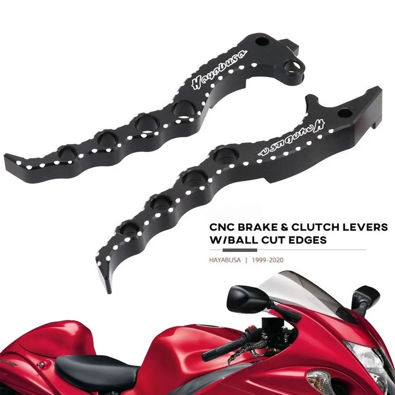 Brake Clutch Lever Handles Motorcycle Accessories 3D W Ball Cut Edges New Fit For GSX 1300 R 1999-2020 GSX1300R 2008