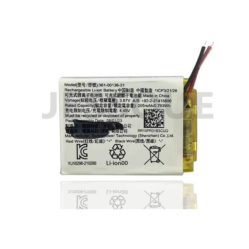 117mAh 361-00103-00 Battery For Garmin Vivo smart vivosmart 5 GPS Watch