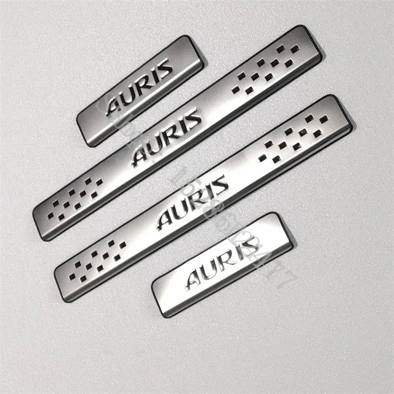 for Toyota Auris E150 E180 2010~2020 stainless steel Door sill scuff plates thresholds protector car Accessories Welcome Pedal