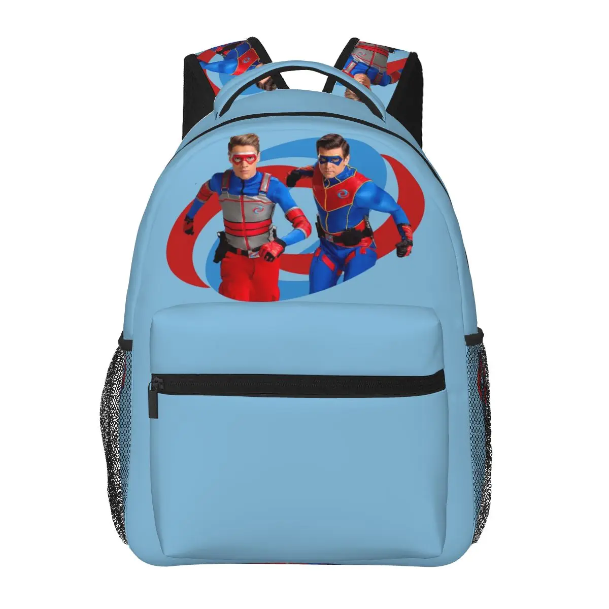 Henry Danger - Action Log Backpacks Boys Girls Bookbag Students School Bags Cartoon Laptop Rucksack Shoulder Bag Large Capacity
