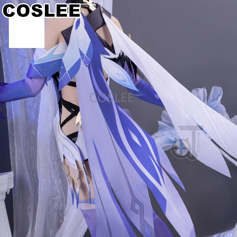 Cospee Genshin Impact Skirk Costume Cosplay tuta da gioco splendido vestito Halloween Party RolePlay Outfit per le donne nuovo