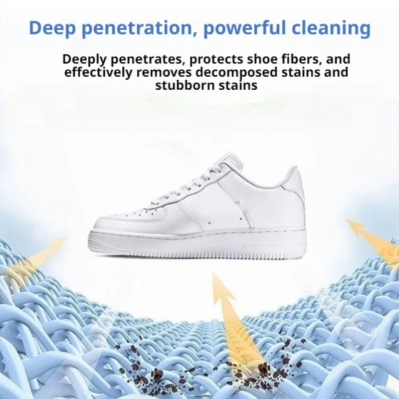 White Shoes Cleaning Powder Oxygenated Eco Bubble Powder for Yellowing and Brightening