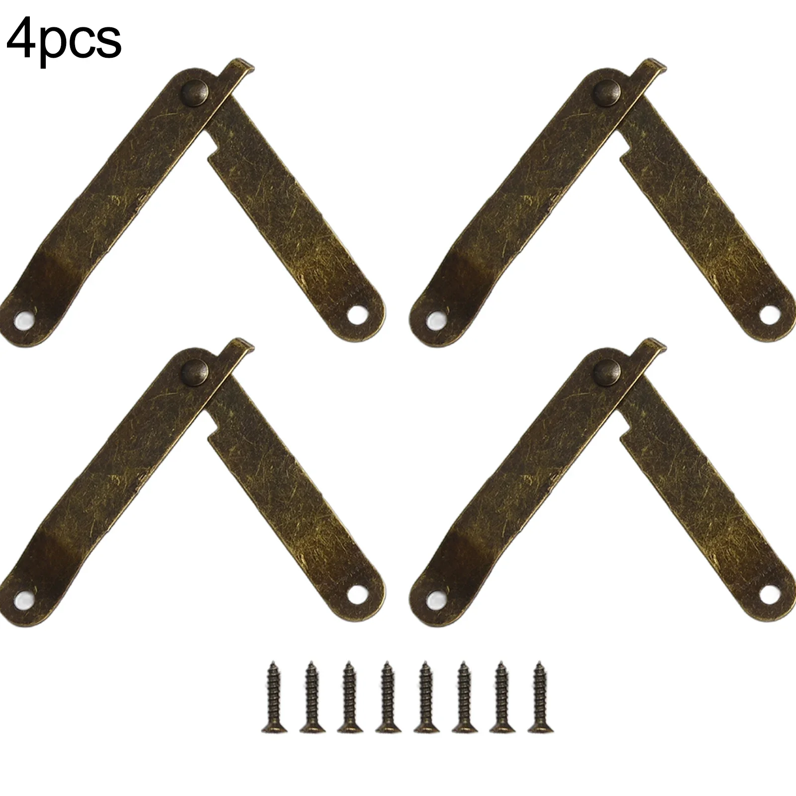 Furniture Hinges Hinges Support Hinges Add a Decorative Look to Your Boxes with Antique Style Hinges Pack of 4