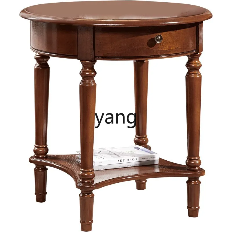 XYY designer creative ancient square several portable movable solid wood stool corner few