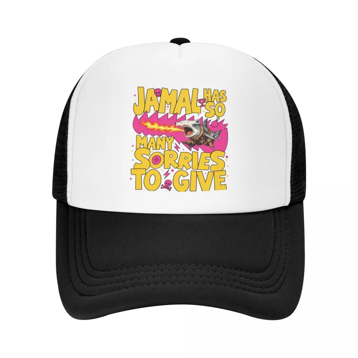 Jamal Has So Many Sorries To Give Dungeon Crawler Carl Fun Baseball Caps Mesh Hats Casquette Outdoor Adult Caps
