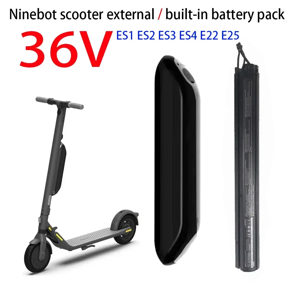 

For Xiaomi Segway Ninebot ES1 ES2 ES4 E22 External Battery With Bracket or Built-in 36V 5200mah Lithium Battery pack