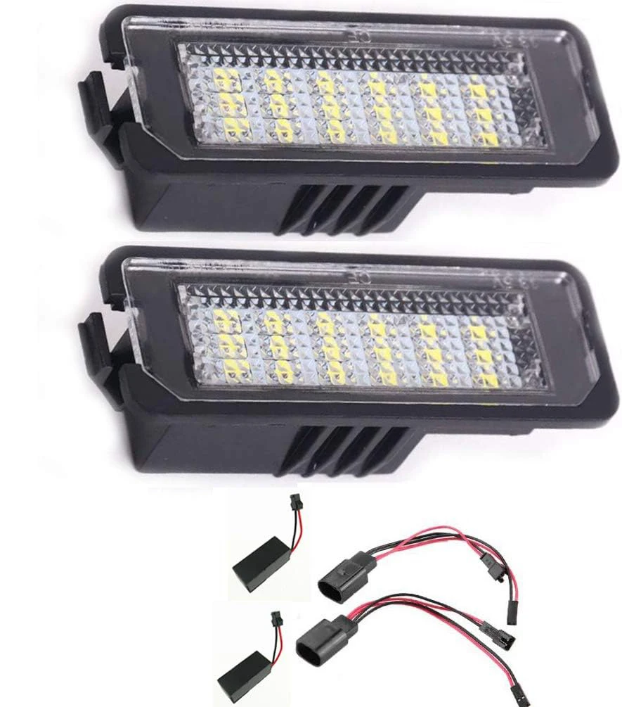

LED License Plate Lights (W/ CANBUS Load Resistors) For VW Volkswagen Golf MK6 / MK7