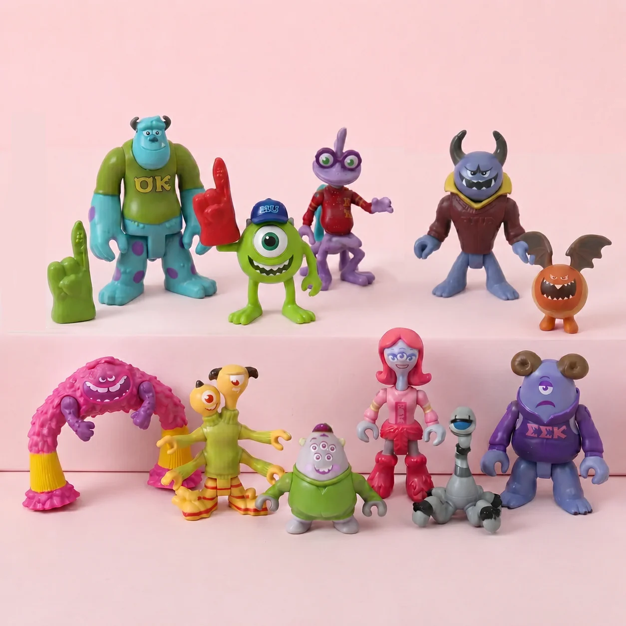 Figuras de Acción de Disney PIXAR Monsters Inc. University, Mike y Randy, Sully y Squishy, Terri y Terry, Imaginext, Selladas