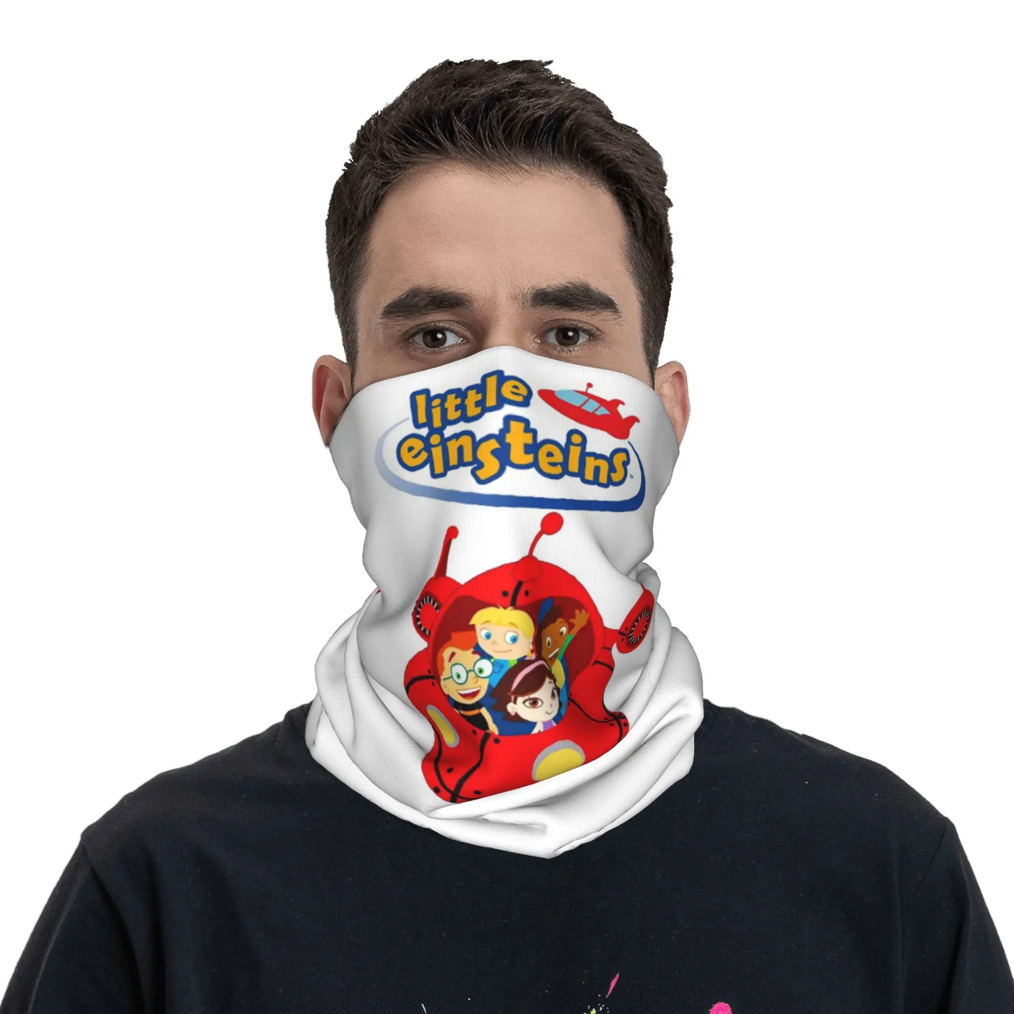 Little Einsteins Ropa Little Einsteins Ca Bandana Cuello Polaina Máscara impresa Bufanda Multiuso Sombreros Montar
