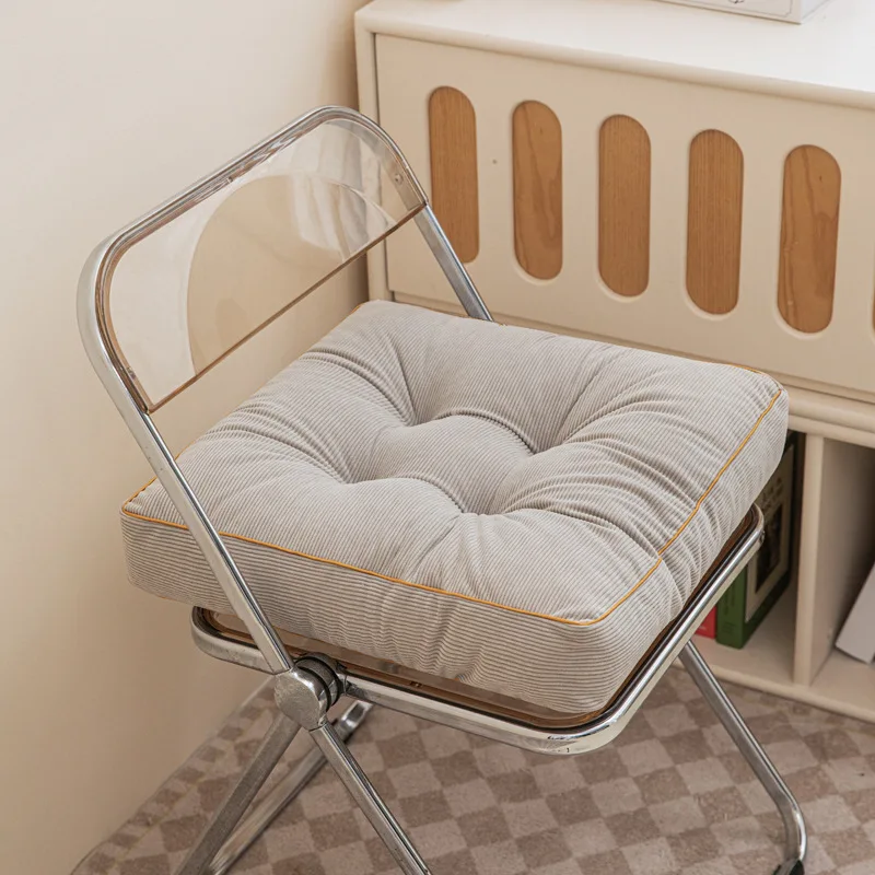 

Thicken Non-slip Floor Square Pillow for Seating on Floor Solid Tufted Pad Cushion for Yoga Balcony Chair Seat Cushions 사각 방석