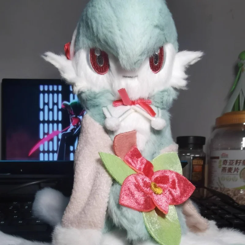 Porte-clés en peluche PokéMon Original 2025, cadeaux de noël Pikachu Sylveon Rowlet, Collection de vœux de vacances, ornement, nouveau modèle