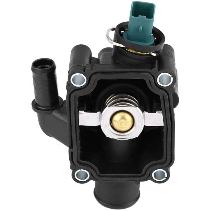 Ensemble de Thermostat de Refroidissement du Moteur, Noir, pour KIT Cristaux en 1336.Z0 1336Z0