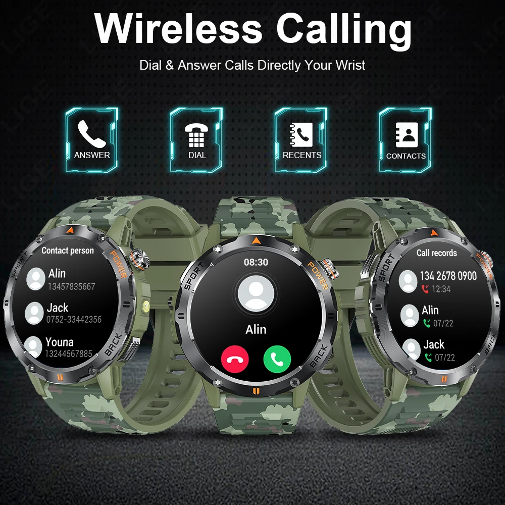 LIGE Smartwatch Sportowy Outdo – Outdoor Lighting Ip Rating recenzja i cena