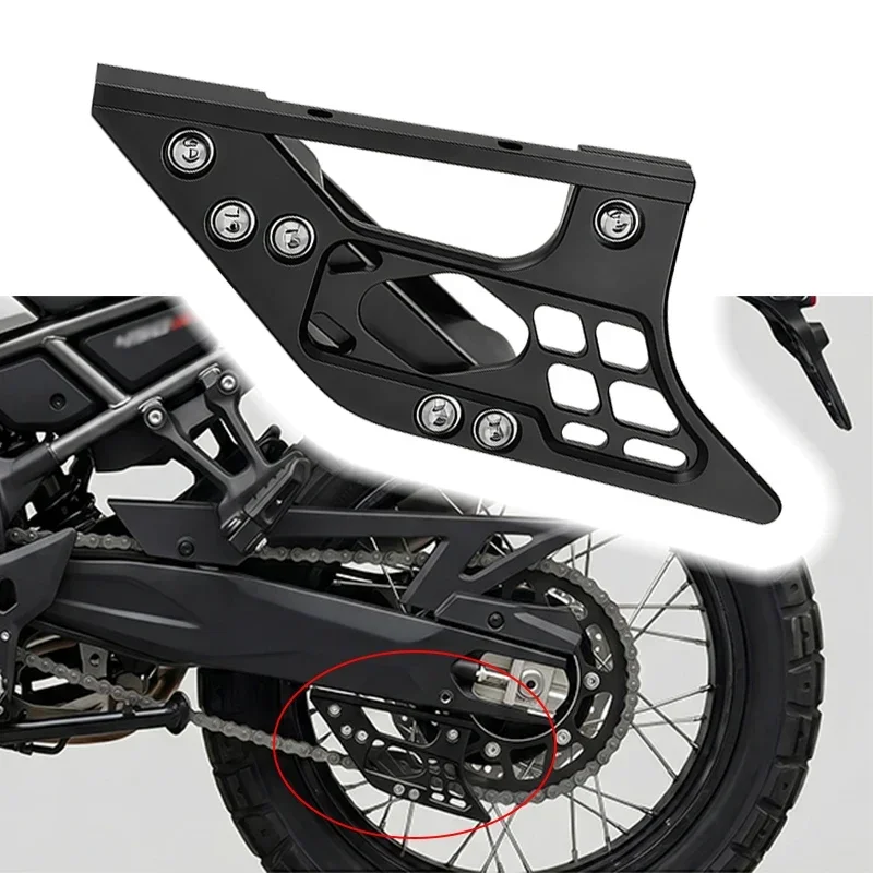 Motorcycle Chain Swingarm Guide Slider Roller Guard Chian Protect Cover For CFMOTO 450MT MT450 CF 450 MT 450MT 2024 2025 2026