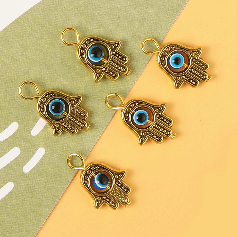 20 قطعة عين النخيل سحر قلادة سبائك خمر Diy بها بنفسك صنع المجوهرات الحرفية ديكور ل أساور سلاسل المفاتيح أقراط اكسسوارات #3