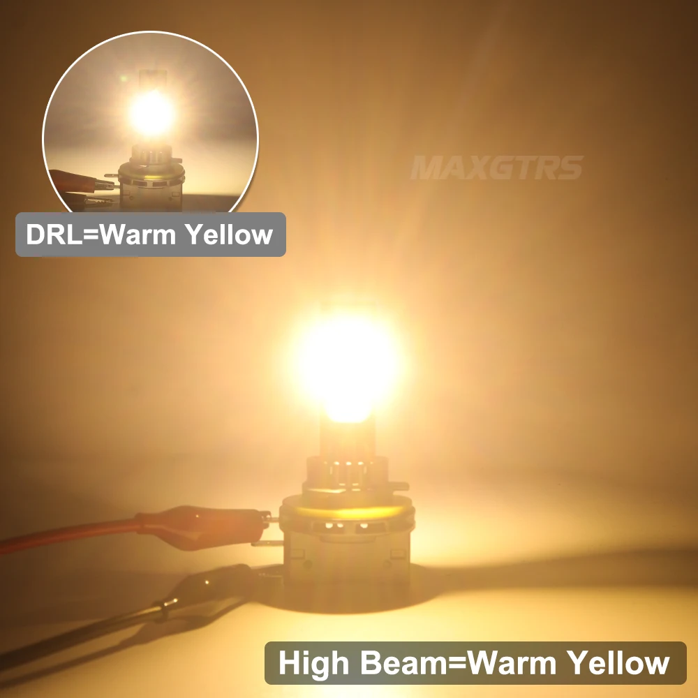 2 stks H15 LED Koplampen CANBUS 6500 K Wit 30000LM Auto LED Grootlicht DRL Rijden Lamp Met Koelventilator Foutloos
