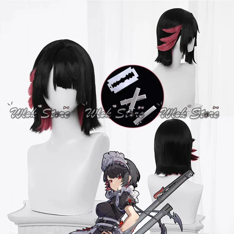 

Zenless Zone Zero Ellen Joe Cosplay Wig Hairclips Headwear Women Halloween Carnival Party Role Play Props Heat Resistant Hair