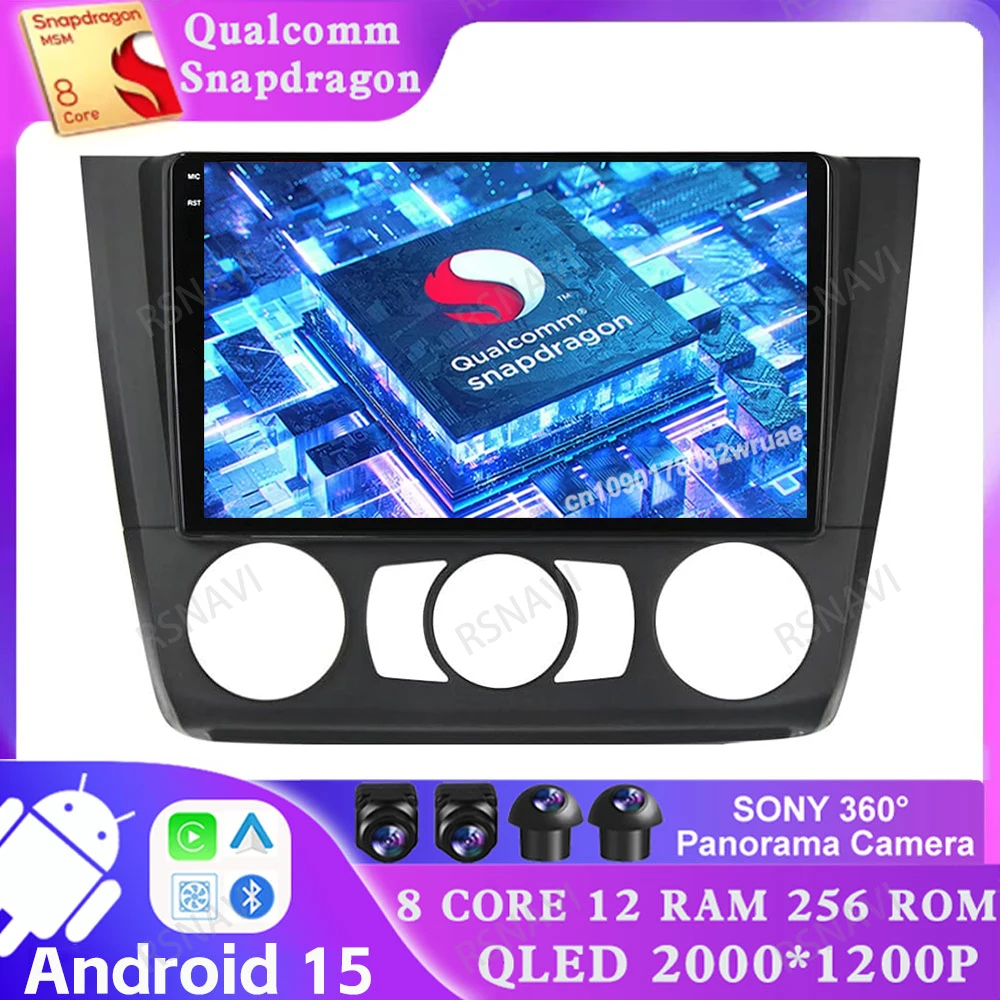 

Android 15 for BMW 1 Series E81 E82 E87 E88 2004 - 2011 4G LTE Multimedia Stereo BT DSP 5G WIFI Head Unit DVD AUTO Viedo Player