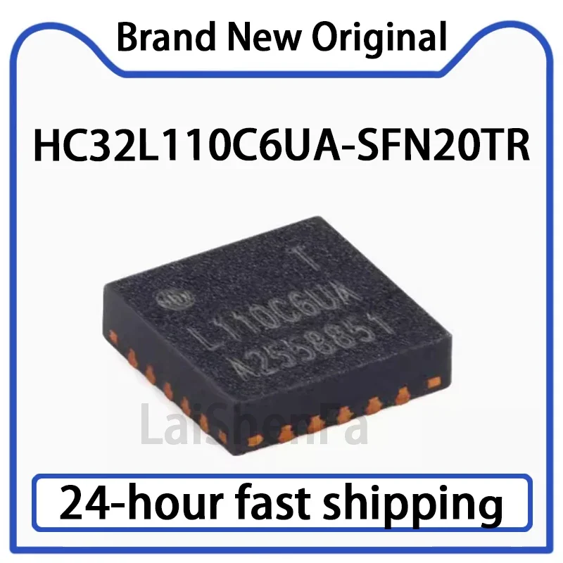 1PCS HC32L110C6UA-SFN20TR QFN-20ARM Cortex-M0 32-bit Microcontroller MCU in Stock