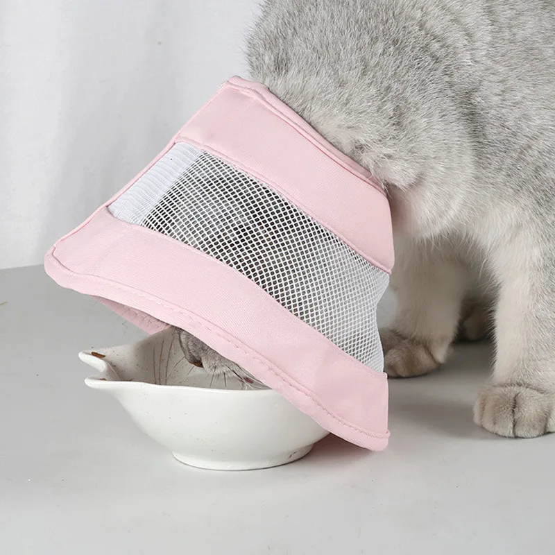 Pet Cat Dogs Health Recovery Elizabethan Cotton Filling Collar Protective Medical Cone E- Collar for Dog and Cat