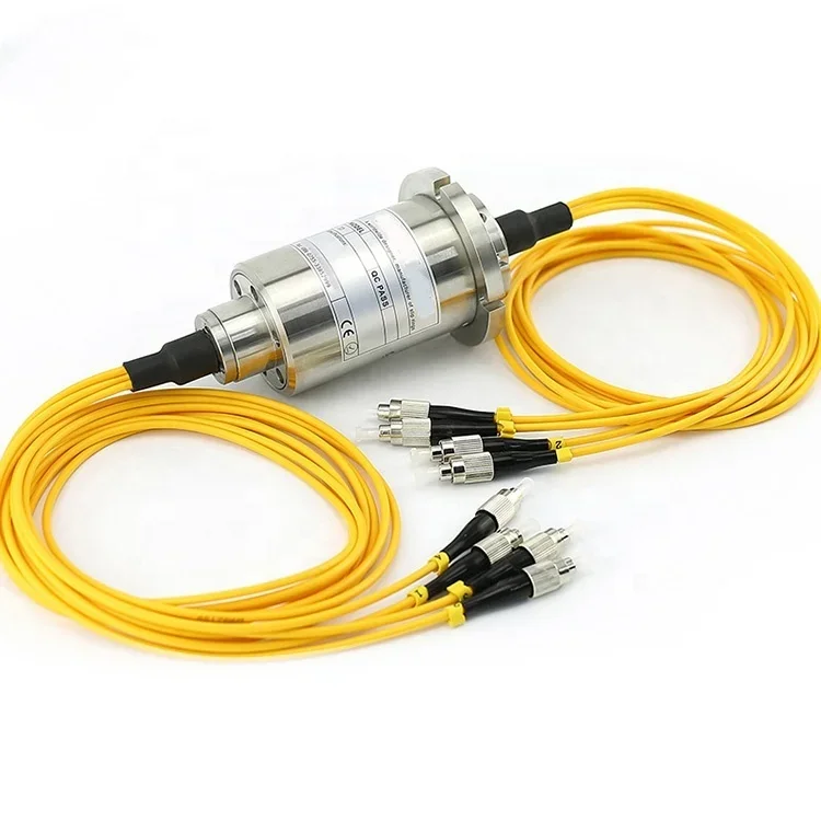 

Harsh Environment IP68 Rotary Joint with 2000 rpm Working Speed Fiber Optic Slip Ring