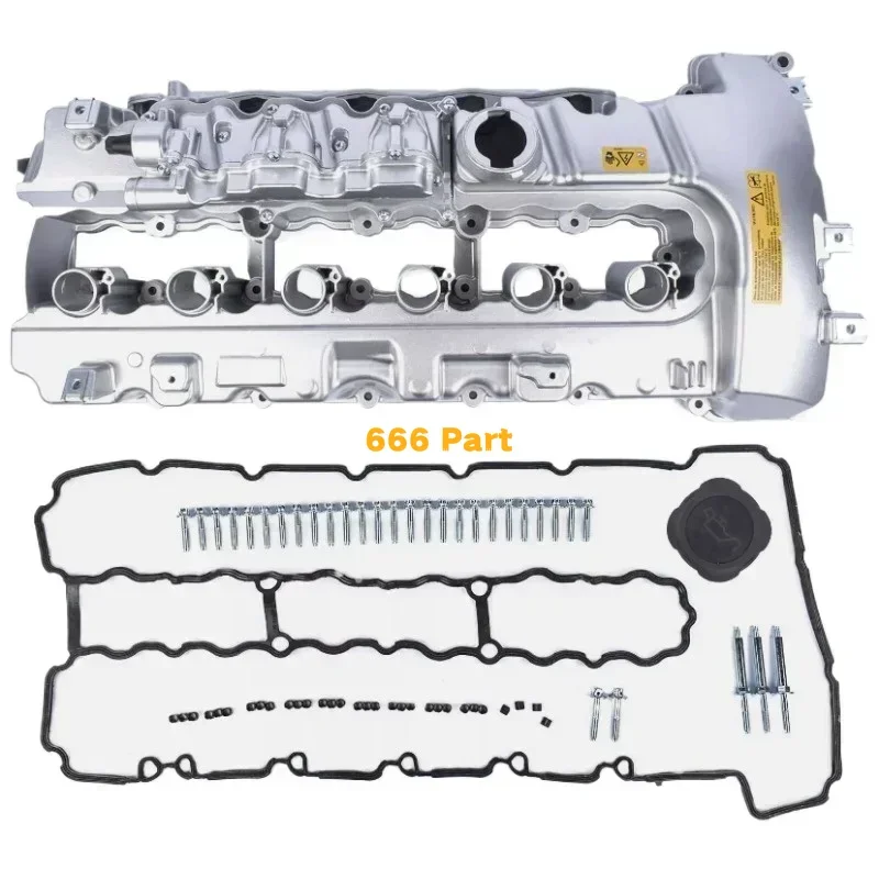 For BMW Ventilkappen N54 135i 335i 335xi 335is 535i XDrive 740i X6 Z4 Valve Cover 11127565284 7565284 11127565286 11127552281