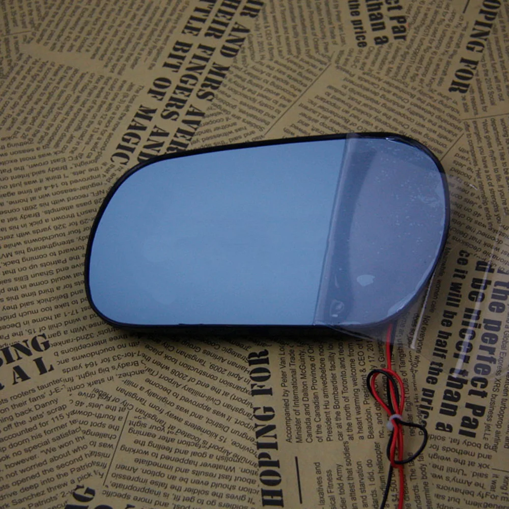 Varthion Car Rearview Mirror Lens for Mazda M3 M6 2006-2012, Large Field Of Vision Blue Mirror LED Turning Lights Heat Demisting