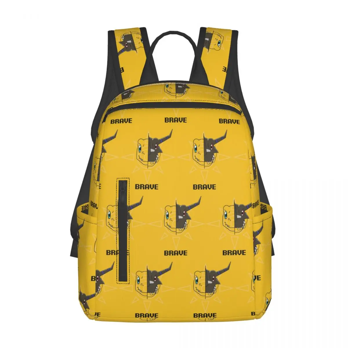 

Digimon Brave Backpack Daypack Large Capacity Kids BookBag School Bag Shoulder Bags for Men Women