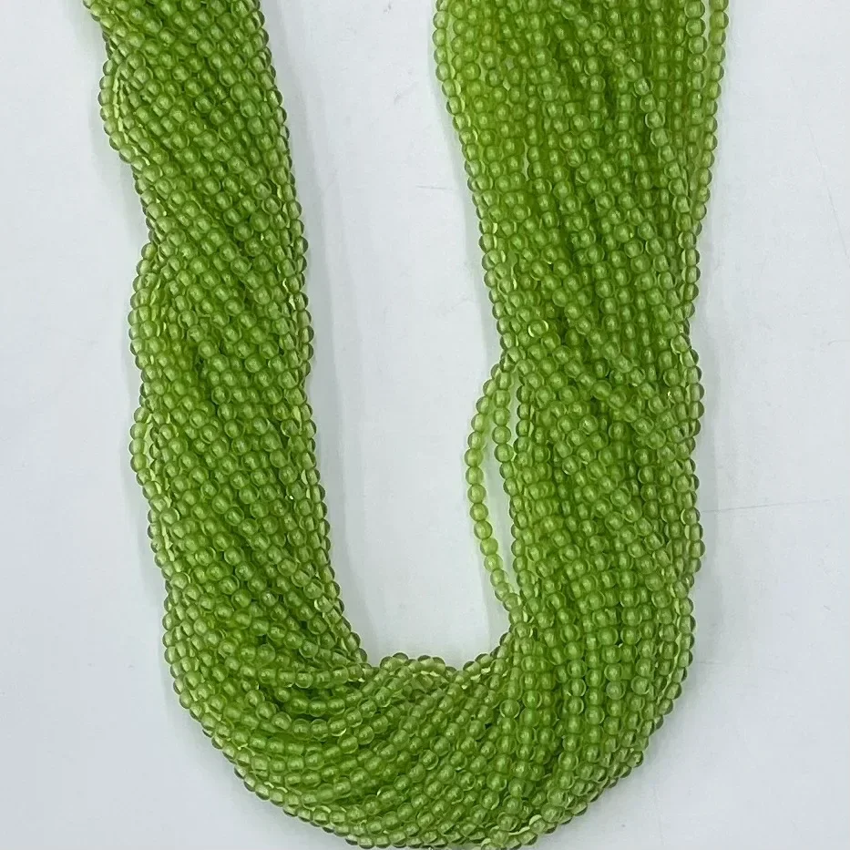 

Натуральный хорошее качество перидот круглый 38 см свободная бусина для изготовления ювелирных изделий дизайн модный камень DIY браслет женское ожерелье оптом