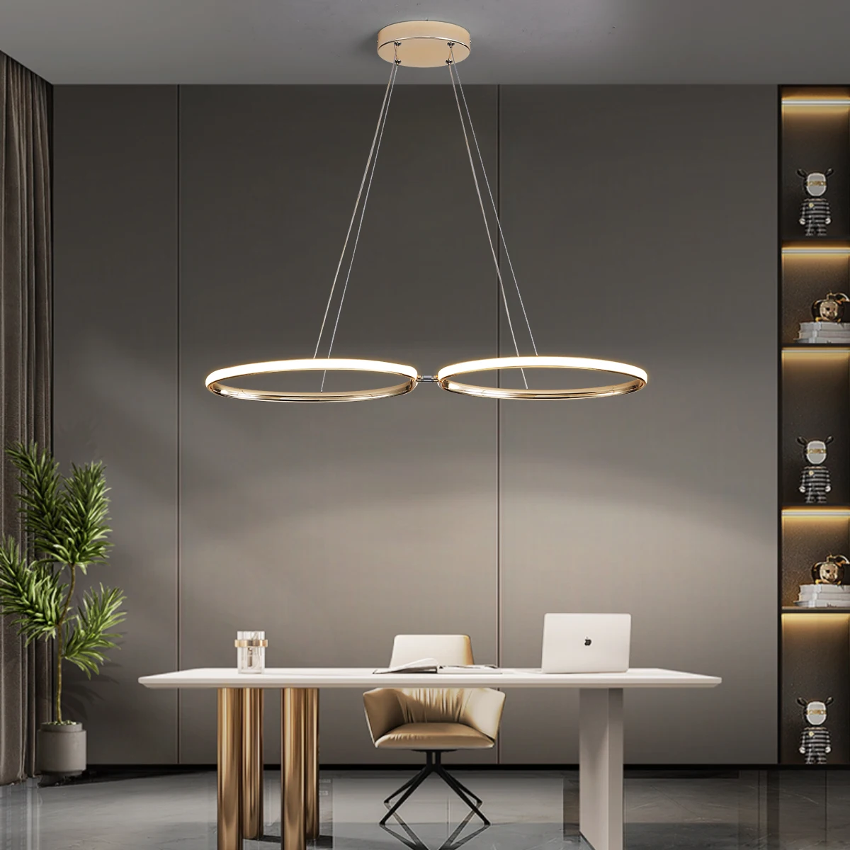 

modern led chandelier,Pendant ceiling lamps,Chandeliers for dining room table Restaurant Island lustre APP W/Remote Control