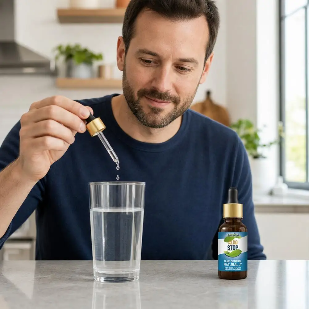 Natural Herbal Liquid Drops 30ml Motherwort Thyme Cornflower Daily Wellness and Nighttime Support with Portable Dropper