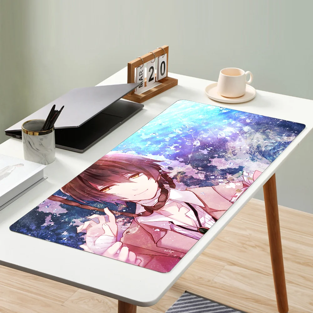 Bungo Stray Dogs Mousepad Mouse Mat Desk Mat With Pad Gaming Accessories Prime Gaming XXL Keyboard Pad Padding Mat